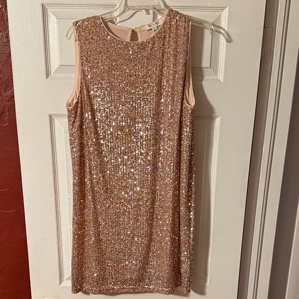 Sequin Sleeveless Dress